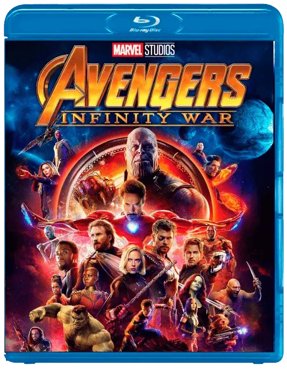 Avengers: Infinity War 3D Blu Ray 2018