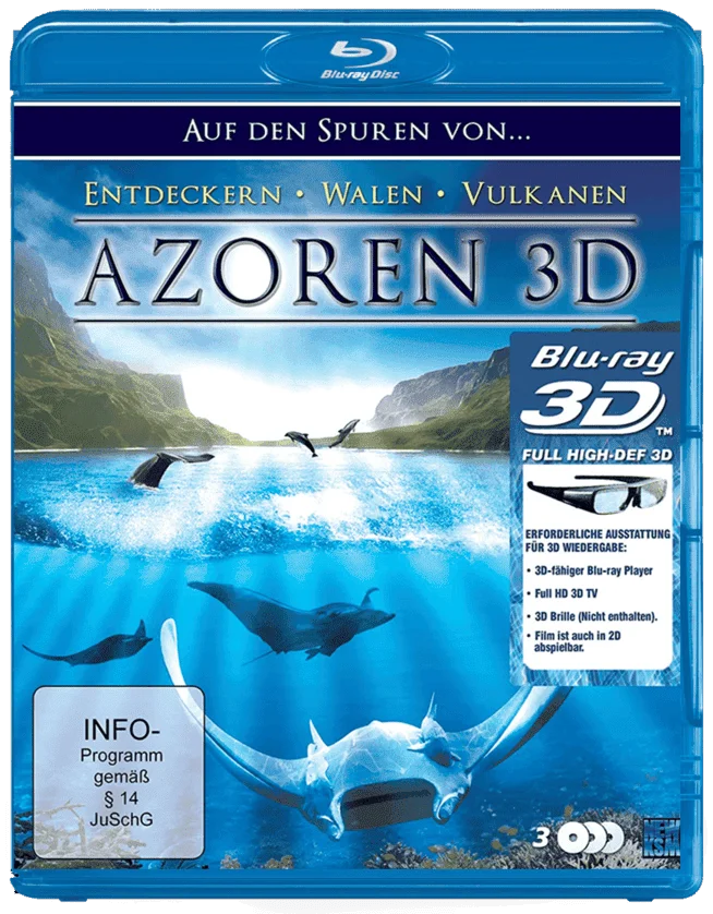 Azoren 3D: Auf den Spuren von... Entdeckern, Walen, Vulkanen 3D Online 2012
